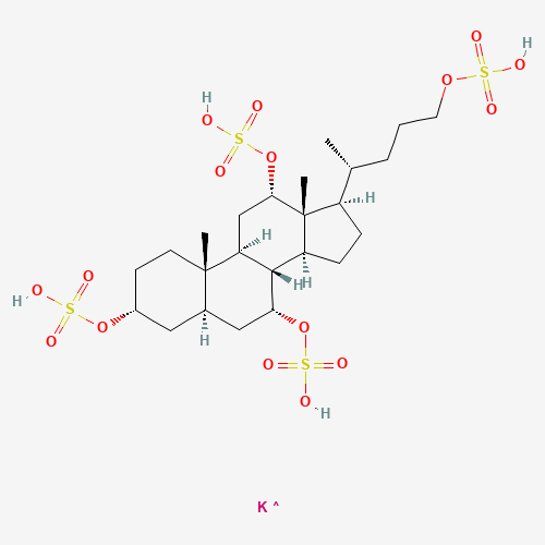 384342-62-5 Petromyzonol 3,7,12,21-Tetrasulfate chemical structure