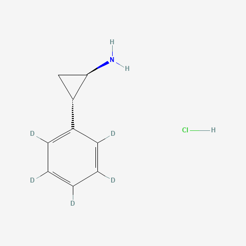 107077-98-5 rac trans-2-Phenylcyclopropylamine-d5 Hydrochloride chemical structure