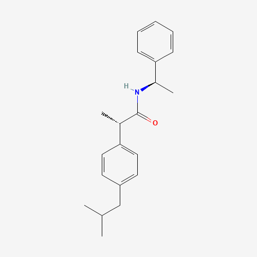 81576-52-5 (S,S)-N-(1-Phenylethyl) Ibuprofen Amide chemical structure