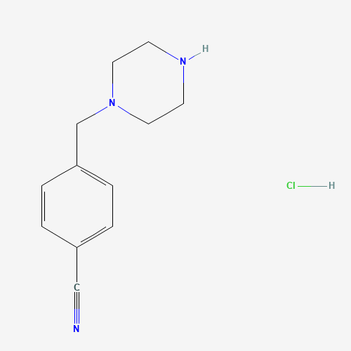 1158548-82-3 4-(Piperazinomethyl)benzonitrile, Hydrochloride chemical structure
