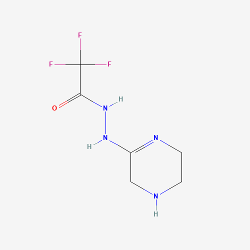 763105-70-0 N-[(2Z)-Piperazin-2-ylidene]-2,2,2-trifluoroacetohydrazide chemical structure