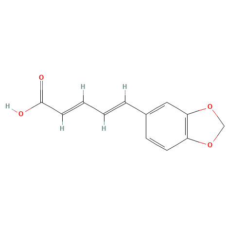 136-72-1 (E,E)-Piperic Acid chemical structure