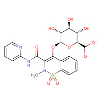108929-12-0 Piroxicam O-b-D-Glucuronide chemical structure