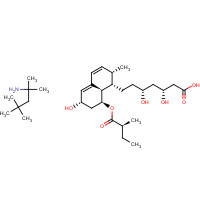 151006-14-3 Pravastatin 1,1,3,3-Tetramethylbutylamine chemical structure