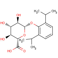 114991-26-3 Propofol b-D-Glucuronide chemical structure
