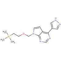 941685-27-4 4-(1H-Pyrazol-4-yl)-7-[[2-(trimethylsilyl)ethoxy]methyl]-7H-pyrrolo[2,3-d]pyrimidine chemical structure