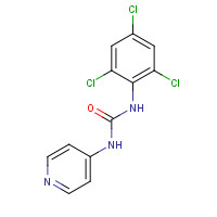 97627-27-5 N-(4-Pyridyl)-N'-(2,4,6-trichlorophenyl)urea chemical structure