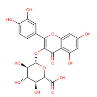 22688-79-5 Quercetin 3-O-b-D-Glucuronide chemical structure