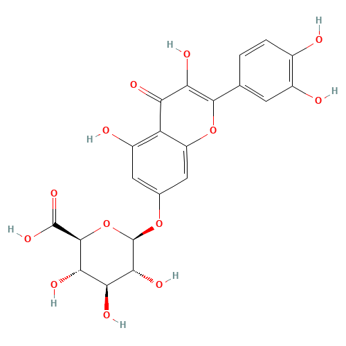 38934-20-2 Quercetin 7-O-b-D-Glucuronide chemical structure