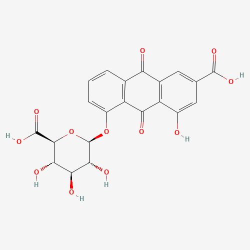 70793-10-1 Rhein 8-b-D-Glucuronide chemical structure