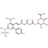 503610-44-4 Rosuvastatin Acyl-b-D-glucuronide chemical structure