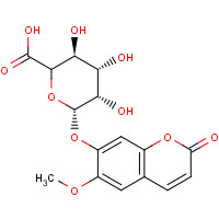 132752-65-9 Scopoletin b-D-Glucuronide chemical structure