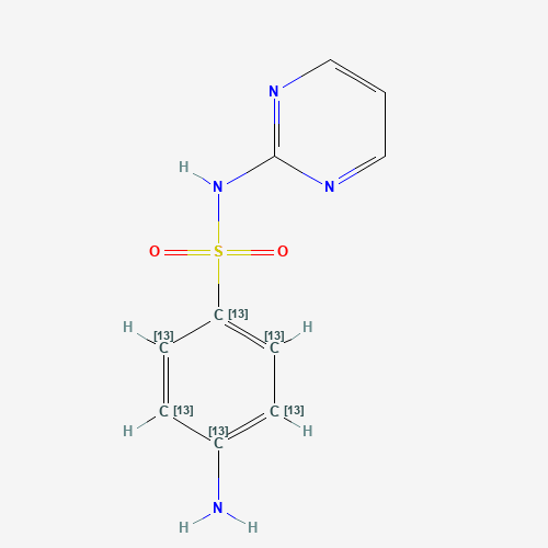 1189426-16-1 Sulfadiazine-13C6 chemical structure