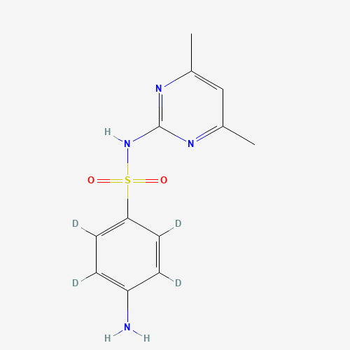 1020719-82-7 Sulfamethazine-D4 chemical structure