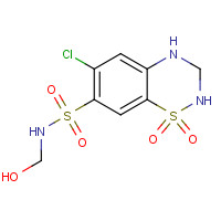 2958-18-1 7-Sulfonamido-N-hydroxymethyl Hydrochlorothiazide chemical structure
