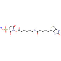 191671-46-2 Sulfo-N-succinimidyl 6-(biotinamido) hexanoate Sodium Salt chemical structure