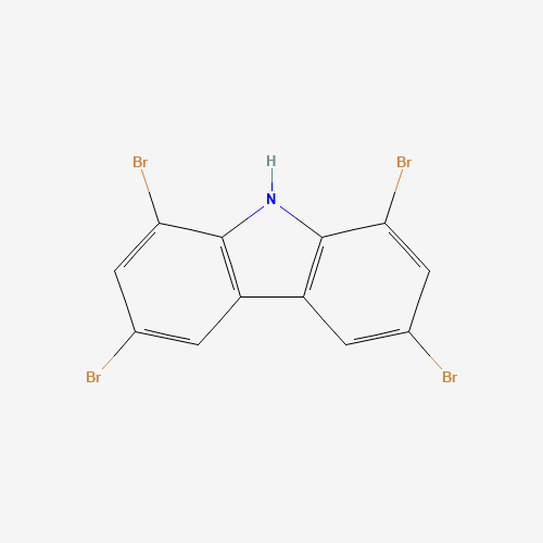 55119-09-0 1,3,6,8-Tetrabromocarbazole chemical structure