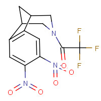 230615-59-5 2,3,4,5-Tetrahydro-7,8-dinitro-3-(trifluoroacetyl)-1,5-methano-1H-3-benzazepine chemical structure