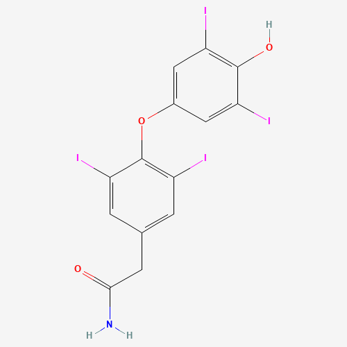 176258-88-1 3,5,3',5'-Tetraiodo Thyroacetamide chemical structure