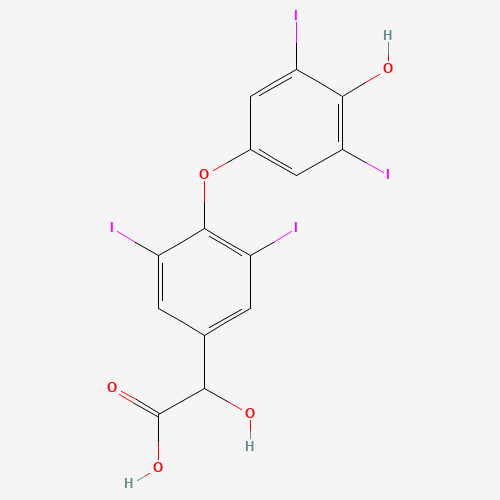 93647-48-4 3,5,3',5'-Tetraiodo Thyromandelic Acid chemical structure