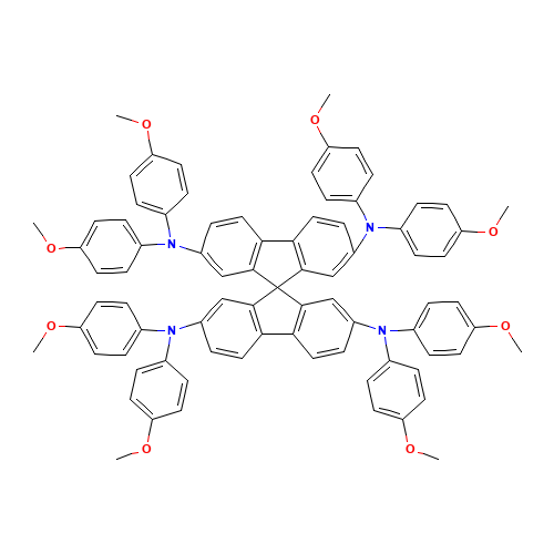 207739-72-8 2,2',7,7'-Tetrakis-(N,N-di-4-methoxyphenylamino)-9,9'-spirobifluorene chemical structure