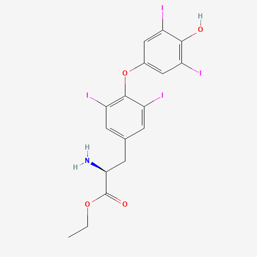 76353-71-4 Thyroxine Ethyl Ester chemical structure