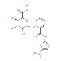 221287-83-8 Tizoxanide Glucuronide Sodium Salt chemical structure