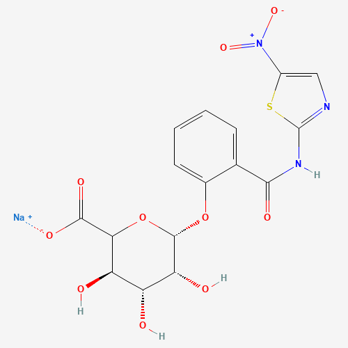 221287-83-8 Tizoxanide Glucuronide Sodium Salt chemical structure