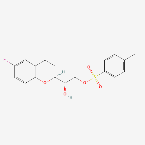 905454-58-2 (1'S,2S)-2-(2'-Tosyl-1',2'-dihydroxyethyl)-6-fluorochromane chemical structure