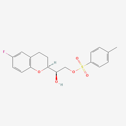 303176-40-1 (1'R,2S)-2-(2'-Tosyl-1',2'-dihydroxyethyl)-6-fluorochromane chemical structure