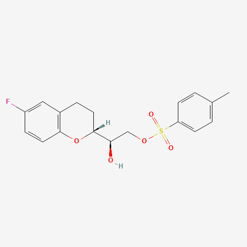 303176-46-7 (1'R,2R)-2-(2'-Tosyl-1',2'-dihydroxyethyl)-6-fluorochromane chemical structure