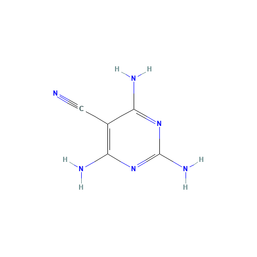 465531-97-9 2,4,6-Triamino-5-pyrimidinecarbonitrile chemical structure