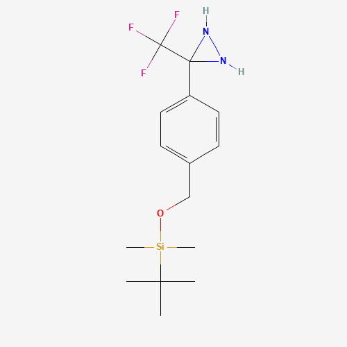 87736-83-2 4-[3-(Trifluoromethyl)-3H-diaziridine]benzyl Alcohol tert-Butyl(dimethyl)silyl Ether chemical structure