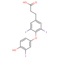 51-26-3 3,3',5-Triiodo Thyropropionic Acid chemical structure