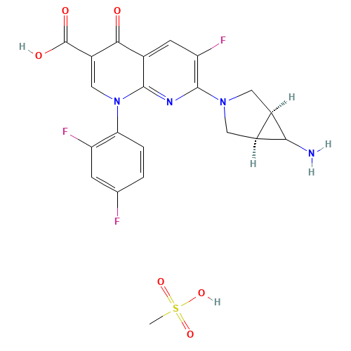 147059-75-4 Trovafloxacin Mesylate chemical structure