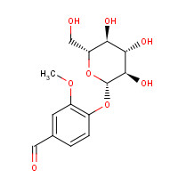 494-08-6 Vanillin 4-O-b-D-Glucoside chemical structure