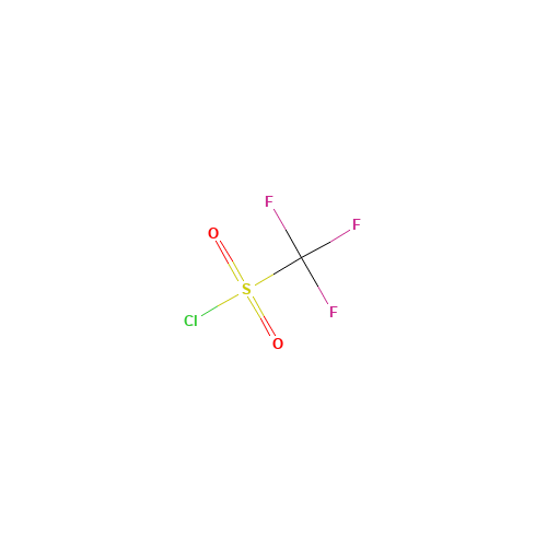 421-83-0 Trifluoromethanesulfonyl chloride chemical structure