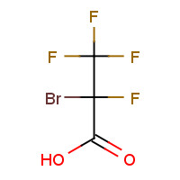13859-31-9 2-Bromotetrafluoropropionic acid chemical structure