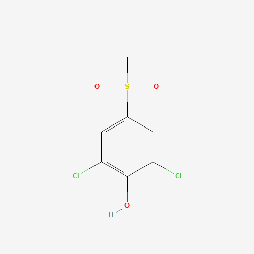 20951-05-7 2,6-Dichloro-4-methylsulfonylphenol chemical structure