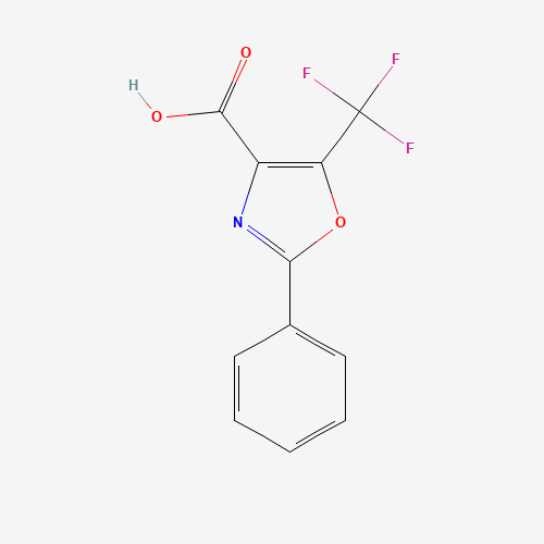 236736-23-5 2-Phenyl-5-(trifluoromethyl)oxazole-4-carboxylic acid chemical structure
