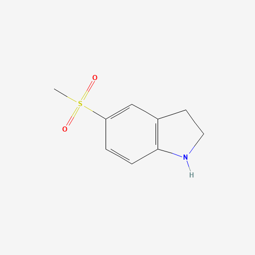 387350-92-7 2,3-Dihydro-5-(methylsulfonyl)-(1H)-indole chemical structure