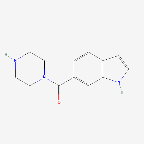 633322-11-9 6-[(Piperazin-1-yl)carbonyl]-1H-indole chemical structure