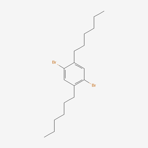117635-21-9 2,5-Bis(hexyl)-1,4-dibromobenzene chemical structure