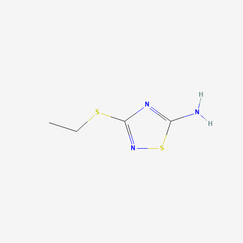 6913-14-0 3-Ethylsulfanyl[1,2,4]thiadiazol-5-ylamine chemical structure