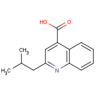 24260-31-9 2-Isobutyl-quinoline-4-carboxylic acid chemical structure