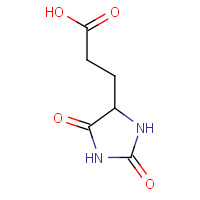 5624-26-0 3-(2,5-Dioxo-imidazolidin-4-yl)-propionic acid chemical structure