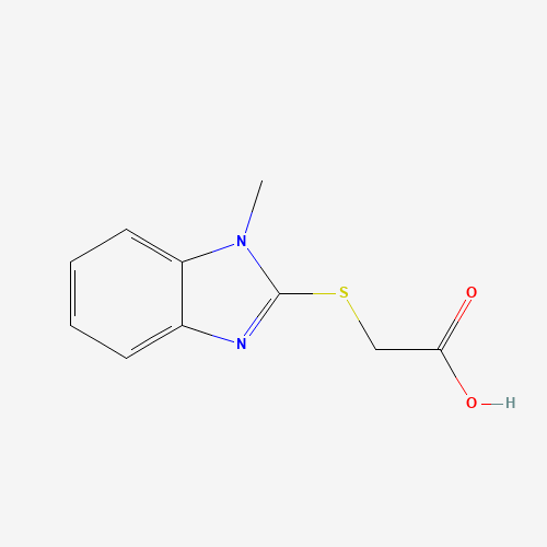 159222-24-9 (1-Methyl-1H-benzoimidazol-2-ylsulfanyl)-acetic acid chemical structure
