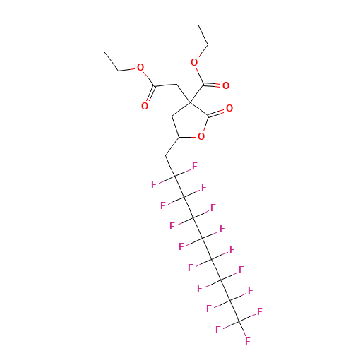 674786-75-5 3-(Carbethoxy)-3-(methylcarbethoxy)-5-(1H,1H-perfluorononyl)- -butyrolactone chemical structure