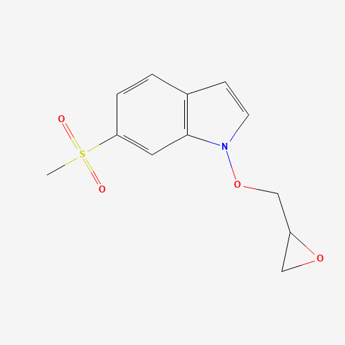 849924-91-0 6-(Methylsulfonyl)-1-(oxiran-2-ylmethoxy)-1H-indole chemical structure