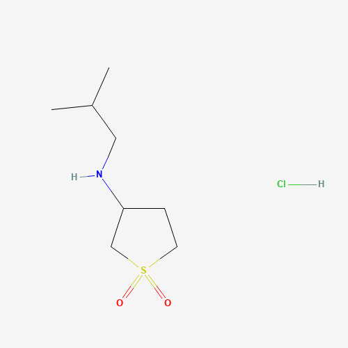 247109-25-7 (1,1-Dioxo-tetrahydro-1lambda*6*-thiophen-3-yl)-isobutyl-amine hydrochloride chemical structure